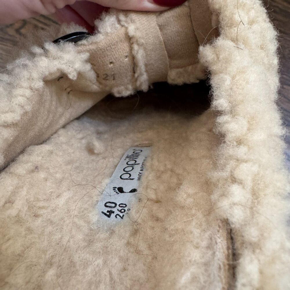 Birkenstock Papillio Boston Shearling Clogs - Picture 5 of 12